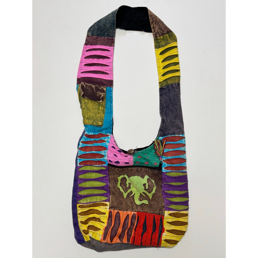 BOHO Hippy Shoulder / Crossbody Bag Patchwork Retro Crossbody Cell Pocket India